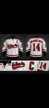 GodMoneyMafia Nhl Hockey Jersey (Tan/red/ black)