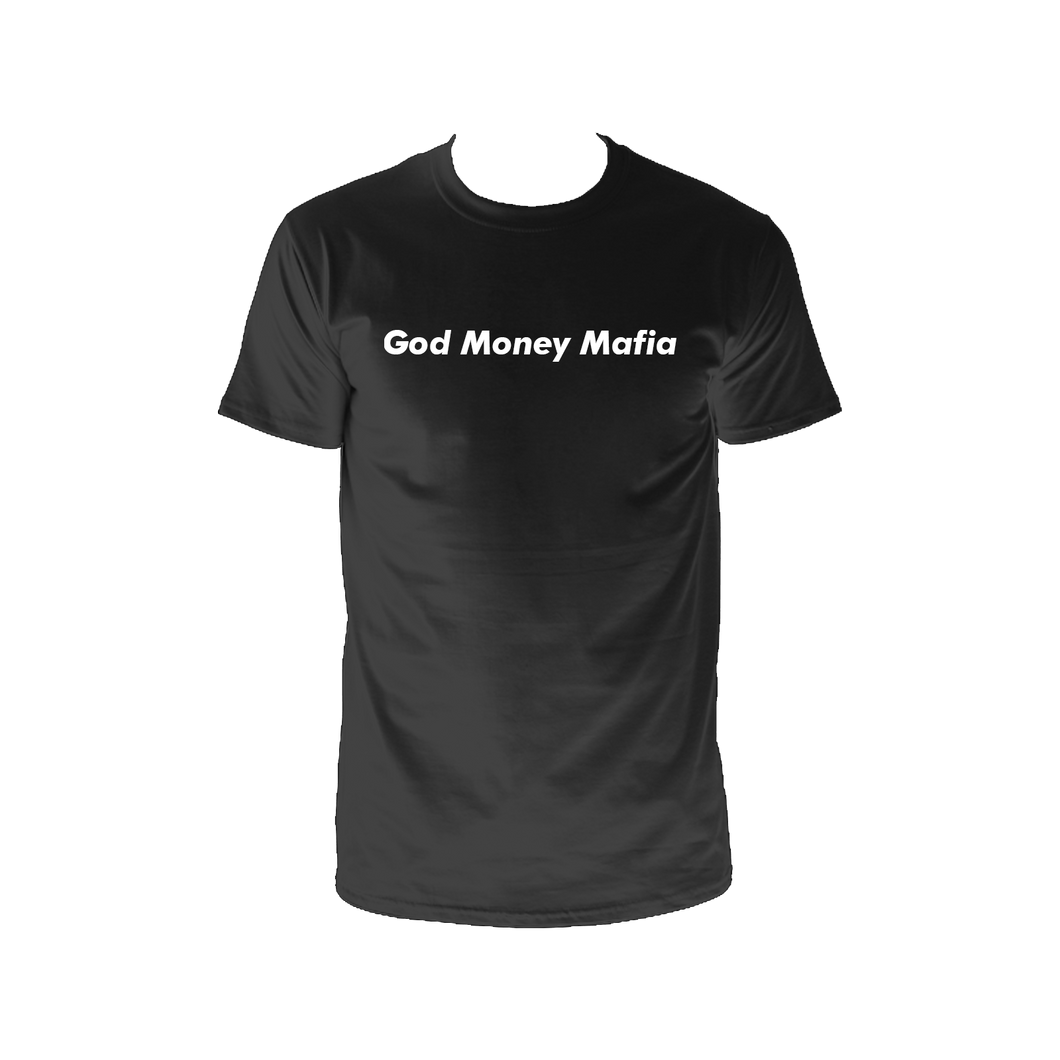 GodMoneyMafia OG T-shirt         (Black/White) - God Money Mafia