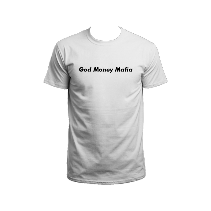 GodMoneyMafia OG T-shirt          (White/Black) - God Money Mafia