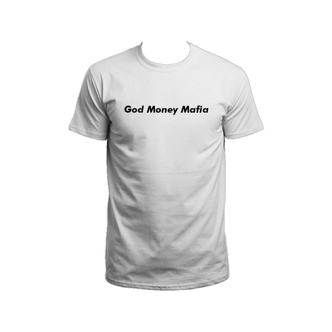 GodMoneyMafia OG T-shirt          (White/Black) - God Money Mafia