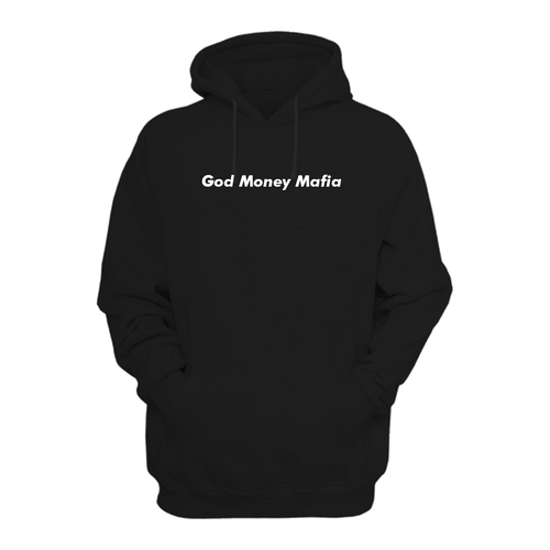 GodMoneyMafia OG Hoodie (Black/White) - God Money Mafia