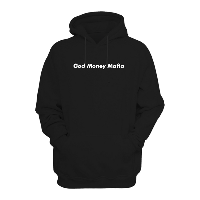 GodMoneyMafia OG Hoodie (Black/White) - God Money Mafia