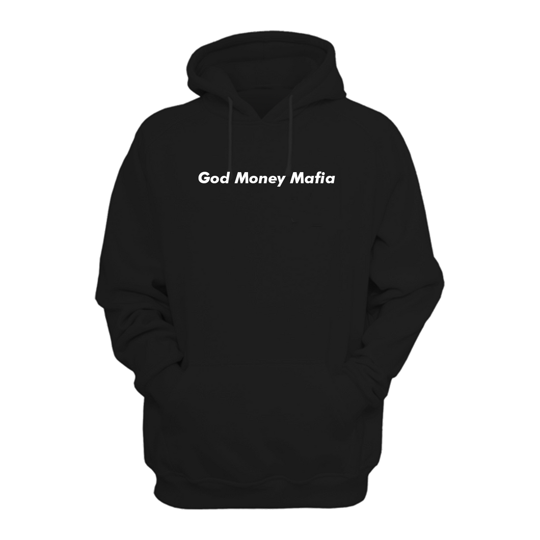 GodMoneyMafia OG Hoodie (Black/White) - God Money Mafia